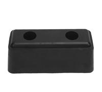 Phefop Tampon de Quai en Caoutchouc, Protecteur D'impact de Pare-chocs de Porte de Rampe de Remorque Rectangulaire moulé Noir pour Remorque de Chargement de Quai de Bateau Marin RV