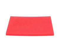Phefop Tapis de Poinçonnage en Cuir, Rouge 5,9 Pouces X 3,9 Pouces, Tampon de Poinçonnage Artisanal Indéchirable à Faible Bruit, Panneau de Protection épais, Tapis de Coupe