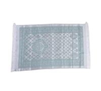 Phefop Tapis de Prière Doux, Tapis de Prière Islamique en Peluche, en Tissu de Coton Pliable et Portable avec Glands pour la Maison, Les Voyages, Cadeau de L'aïd du Ramadan (Green)