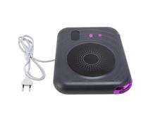 Phefop Tapis Thermostatique Chauffe-Tasse 2 en 1 avec Souffleur d'air Chaud, Chauffe-café électrique 18W 100W, Boissons de Bureau, Contrôle Intelligent de la (Prise UE 220V)