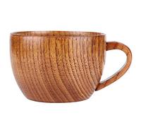 Phefop Tasse à Boire en Bois de Jujube Faite à la Main, Tasse en Bois Brut de 100 Ml, Boire en de Jujube Faite la Main, en Tolérante la Chaleur pour le thé, le café, le Lait, les Bières, la Maison,