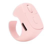 Phefop Télécommande à Anneau de Défilement pour TikTok, Télécommande de Caméra Bluetooth Rechargeable du Bout des Doigts avec Conception à Rouleau, Portée de 10 M, Batterie 24 Heures (Pink)