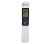 Phefop Testeur d'eau LCD Numérique, Thermomètre, pour Boisson | TDS, EC et Température Précis, Verrouillage LCD, Portable, pour Aquariums ou Piscines, Convient aux Propriétaires et aux
