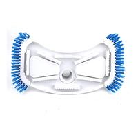 Phefop Tête d'aspiration de Piscine, Matériau ABS, Brosse de Piscine Facile à Nettoyer avec Brosses Inférieures Latérales, Idéale pour Une Utilisation Résidentielle et Hôtelière