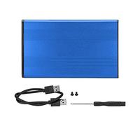 Phefop USB3.0 HDD ENCORPER 2,5 Pouces 5 Gops 2 to Capacité Anti Statique, Indicateur LED, Coque en Alliage en Aluminium, Poids Léger, Conception Compacte (Blue)