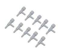 Phefop Valve de Contrôle d'air d'aquarium 20 Pièces, Matériau ABS, Contrôle de Débit Réglable pour Réservoirs de Poissons, Compatible avec Les Tubes de Conduite 'air de 4mm