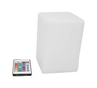 Phefop Veilleuse Cube LED, Lampe Télécommandée RGBW, 16 Couleurs, Mini Lampe de Table Tactile pour Chambre et Salon