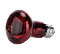Phefop Verre de Quartz de Lampe Chauffante à Chaleur Infrarouge avec Bouchon plaqué : 50 W Source Chaleur pour Animaux Compagnie Reptiles