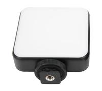 Phefop W64 Réunions en Ligne Remplissage avec Température de Couleur Réglable et Conception Portable pour la Vidéoconférence, la Transmission en Direct et Les Leçons, Le Plastique Noir, 1 Ensemble