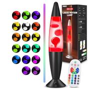 PHEJIE Lampe à mouvement liquide avec télécommande 17 couleurs, mode changement automatique, minuterie 8 heures, veilleuse pour chambre d'enfant, chambre à coucher, bureau, éclairage d'ambiance