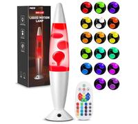 PHEJIE Lampe à mouvement liquide avec télécommande 17 couleurs, mode changement automatique, minuterie 8 heures, veilleuse pour chambre d'enfant, chambre à coucher, bureau, éclairage d'ambiance