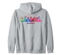 Phéniciens Skyline Coloré Paysage Urbain Phoenix Sweat à Capuche