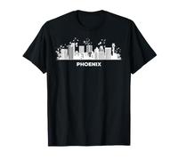 Phéniciens Skyline Coloré Paysage Urbain Phoenix T-Shirt