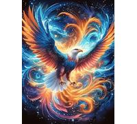 Phénix aux ailes ardentes Under The Sun 1000 Pieces Casse-tête Personne Âgée En Carton Haute Qualité Animal sauvage et animal de compagnie Cute Facile Débutant Anti-Stress Passe-Temps Cadeau Anniversa