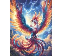 Phénix aux Ailes de Foudre 300 Pièces Puzzle Créatif en Carton Anti-Déchirure Haute Densité Faune et Flore Difficulté Moyenne Activité Manuelle Loisir Créatif Cadeau Anniversaire 300 PCS