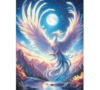 Phénix avec des ailes d'ange 300 Pieces Casse-tête Adulte En Carton Rigide Sans Déformation Animal sauvage et animal de compagnie Difficile Moyenne Décoration Murale Idée Cadeau Anniversaire Premium 3