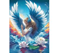 Phénix Blanc avec des Ailes d'ange 300 Pièces Puzzle Expert Confirmé en Carton sans Déformation Animal Sauvage et Animal de Compagnie Très Difficile Décoration Murale Collection Cadeau Fête des Pères