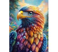 Phénix dans des Flammes colorées Puzzles 500 Pièces pour Adultes Educa Décoration Intérieure Moderne Famille Challenge Difficile Divertissement Artistique 500 PCS