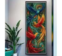 Phénix Diamond Painting Oiseau Diamond Painting Enfant, 5D Diamant Painting Adulte Point de Croix, DIY Peinture Diamant Mosaique Loisirs Créatifs Adultes, Murale Chambre Décor 50x130 cm/19.6x51.1 Inch
