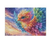 Phénix enflammé 300 Pieces Casse-tête Créatif en Carton Épais Ciel étoilé, Lueur et nébuleuse Difficulté Moyenne Activité Manuelle Loisir Créatif Cadeau Créatif Événement Festif Premium 300 PCS