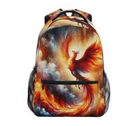 Phénix Flamboyant Cartables Scolaires Loisir Sac À Dos Confort Sacs A Dos Pour Pc Quotidienne Camping 29X40Cm