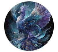 Phénix majestueux et mystérieux, nébuleuse argentée || Puzzles Amusants en Famille 1000pcs (67.5x67.5cm) Adultes