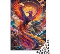 Phénix Montagne Arbre Puzzle, 1000 Pièces Jeu D'intérieur Adulte | 52x38cm Carton, Passe-temps Intellectuel, Cadeau Réunion, Décoration Intérieure, Construction Solide