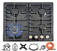 Phénix PE-603T Cuisinière à Gaz 4 Flame Insert à Bois Émaillé + Propane Kit