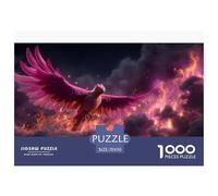 Phénix Puzzles 1000 Pièces Jeu De Défi Jouet Adultes Et Plus De 12 Ans Champ de Feu Jeu De Puzzle Défi ÉduChatif Entraînement Mental Cadeau Décoration Maison 70x50cm/1000pcs