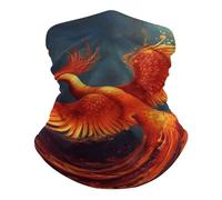 Phénix Rouge Orange Cache-Col Unisexe Bandeau Élastique Bandeaux pour Extérieur Moto Anti-Solaire Cache-Cou