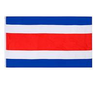 PHENO FLAGS Drapeau Costa Rica 90x150cm - costaricien - résistant aux intempéries, avec œillets en laiton, 100% polyester, coutures doubles robustes et couleurs éclatantes