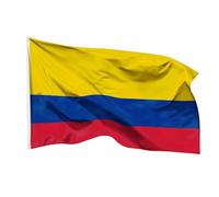 PHENO FLAGS Drapeau de la Colombie 90 x 150 cm - Drapeau national résistant aux intempéries en polyester avec double couture et œillets métalliques
