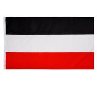 PHENO FLAGS Drapeau Empire allemand, 90x150cm - drapeau noir blanc rouge résistant aux intempéries avec double couture et œillets métalliques, Allemagne 1870-1919