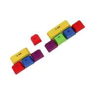 PHENOFICE 1 Jeu Dessus De Touche Porte-clés Pudding Touches De Jeu Rétroéclairées Porte-clés Clavier Coloré Capuchon De Touche Standard Porte-clés Mécanique Clavier Mécanique Pbt