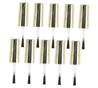 PHENOFICE 10pièces Lot de Bouchons de Flacons Vernis à Ongles avec Pinceau de Rechange Capuchons Légers et Compatibles pour Vernis Gel et Cosmétiques Application Facile et Brins Doux