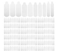 PHENOFICE 120 moules à ongles en silicone de Noël - Gabarits de sculpture 3D pour nail art et création de nail art en résine - Pochoirs réutilisables en forme de flocons de neige pour manucure de