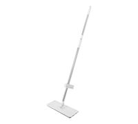 PHENOFICE 1ensemble Balai Plat Microfibre Rotatif avec Manche Long Serpillière Humide et Sèche Nettoyage Sols Lingettes Lavables Remplaçables Usage Polyvalent pour Maison