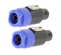 PHENOFICE 2 Pièces Connecteur Audio Haut Parleur Fils Professionnel Plug Haute Conductivité Haute Température pour Amplificateur et Chaîne Hi Fi