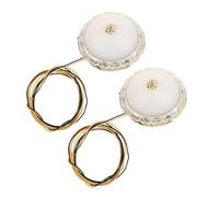 PHENOFICE 2 Pièces Plafonnier Miniature pour Maison de DIY Miniature Accessoires Élégants pour Décoration de Scène Design Unique pour Intérieur de Maison Lumière Ronde Chaud