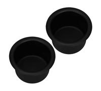PHENOFICE 2 Pièces Porte Gobelets Encastrable Acier Inoxydable Support de Tasse Coulissant Compatible Sofa Cinéma et Voiture Installation Facile et Design Polyvalent