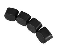 PHENOFICE 4 Pièces Patins et Protection de Sol Ovales en Caoutchouc Noir Antidérapants Dimensions 5x4x3,8 Cm pour Support de Scie à Onglets pour Adaptés pour Meubles et Carrelage Meubles