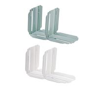 PHENOFICE 4 Pièces Plaque de séparation distributeur peut organisateur pour réfrigérateur unité rangement livre casier de rangement plaque de tri alimentaire accessoire de cuisine pp Green