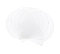 PHENOFICE 40 Pièces Étui CD Coque De CD Empiler Bijou De Boîtiers CD Cas Boites De Stockage Bacs De Rangement Transparents avec Couvercles Étagère Enregistrer Plaque Blanche Plastique