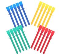 PHENOFICE 40 Pièces Spatule de Colle en Plastique pour Cuir et Artisanat, | Surface Polie, Lignes Précises, Réduit la Fatigue, pour Art Créatif et Travaux Manuels sur Cuir