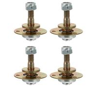 PHENOFICE 4pcs Pièces de Liaison en Fer M8x45mm pour Fauteuil à Bascule, Accessoires de Fixation Robustes, Filet Clair, Remplacement Facile pour Meubles