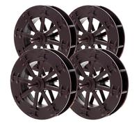 PHENOFICE 4pcs Roue à Eau Décorative en Plastique pour Maison de Poupée et Jardin, Design Unique, pour Projets DIY de Fontaine Extérieure