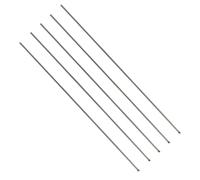 PHENOFICE 5 Pièces Aiguille pour Appâts de Pêche en Acier Inoxydable Argenté, Outil Précis pour Enfiler Crochet, pour Pêche en Mer et Carpe Utilisation Manuelle