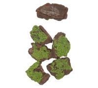 PHENOFICE 6 Pièces Écorce d'arbre Moussue Réaliste en Bois | Décor pour Bricolage et Paysages Miniatures, Aspect Bois Authentique, Pose Facile sans Arrosage