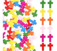 PHENOFICE Accessoires Faits Main 100 Finition Soignée Pendentifs en Bois Style Vintage Couleur Aléatoire pour Fabrication de Bijoux pour Collier et Scrapbooking
