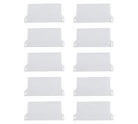 PHENOFICE Accessoires pour Stores Verticaux en PVC Blanc 10pcs Plaque de Lestage 89mm pour Remplacer Base Cassée la Cuisine Salon